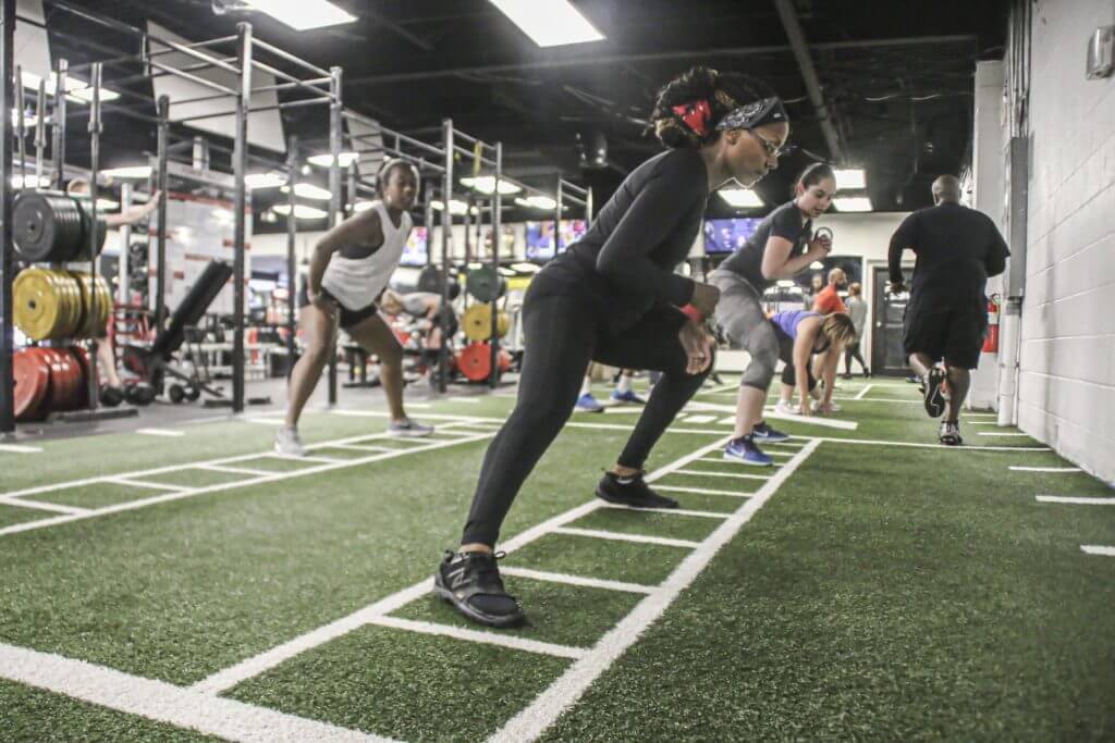 Fast Track HIIT group classes in West Midtown Atlanta at X3 Sports. 