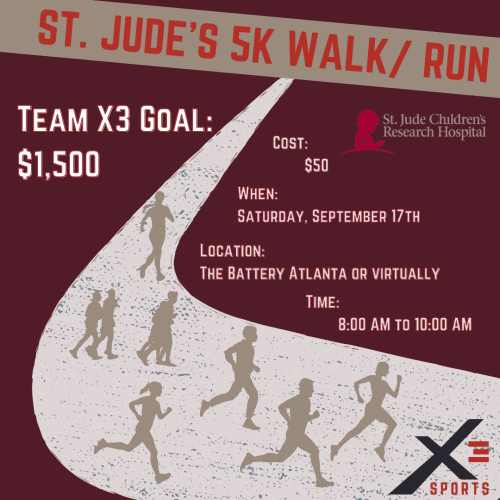 St. Jude's 5K Walk/Run X3 Sports