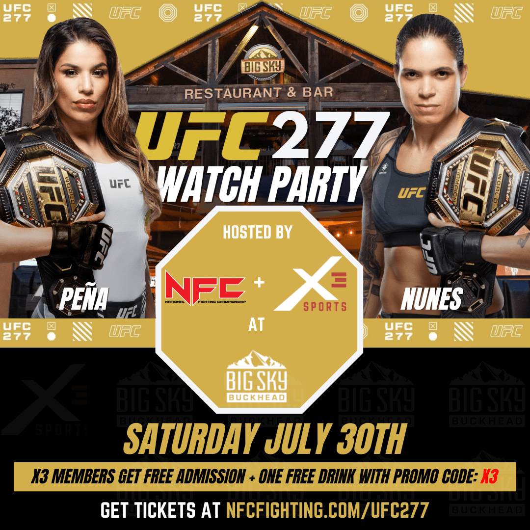 Member Appreciation Night UFC 277 Watch Party at Big Sky Buckhead Hosted by the N.F.C.