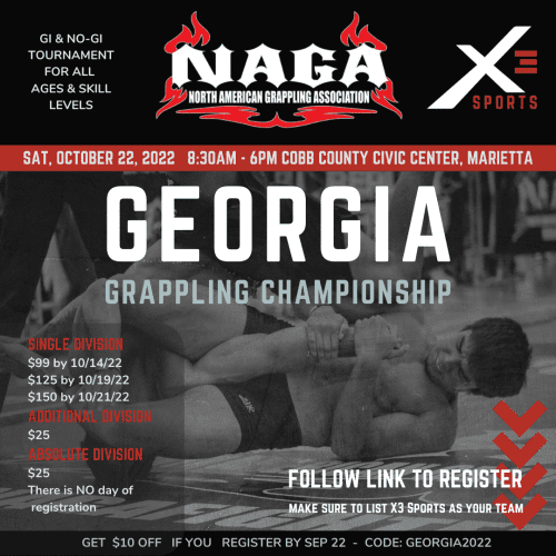 NAGA Grappling Championship X3 Sports
