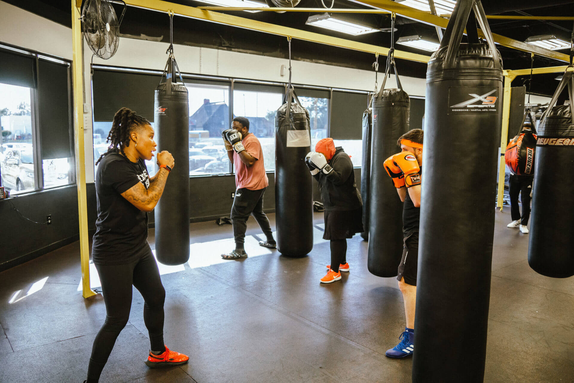Mia Marietta trainer - cardio kickboxing, group workout classes