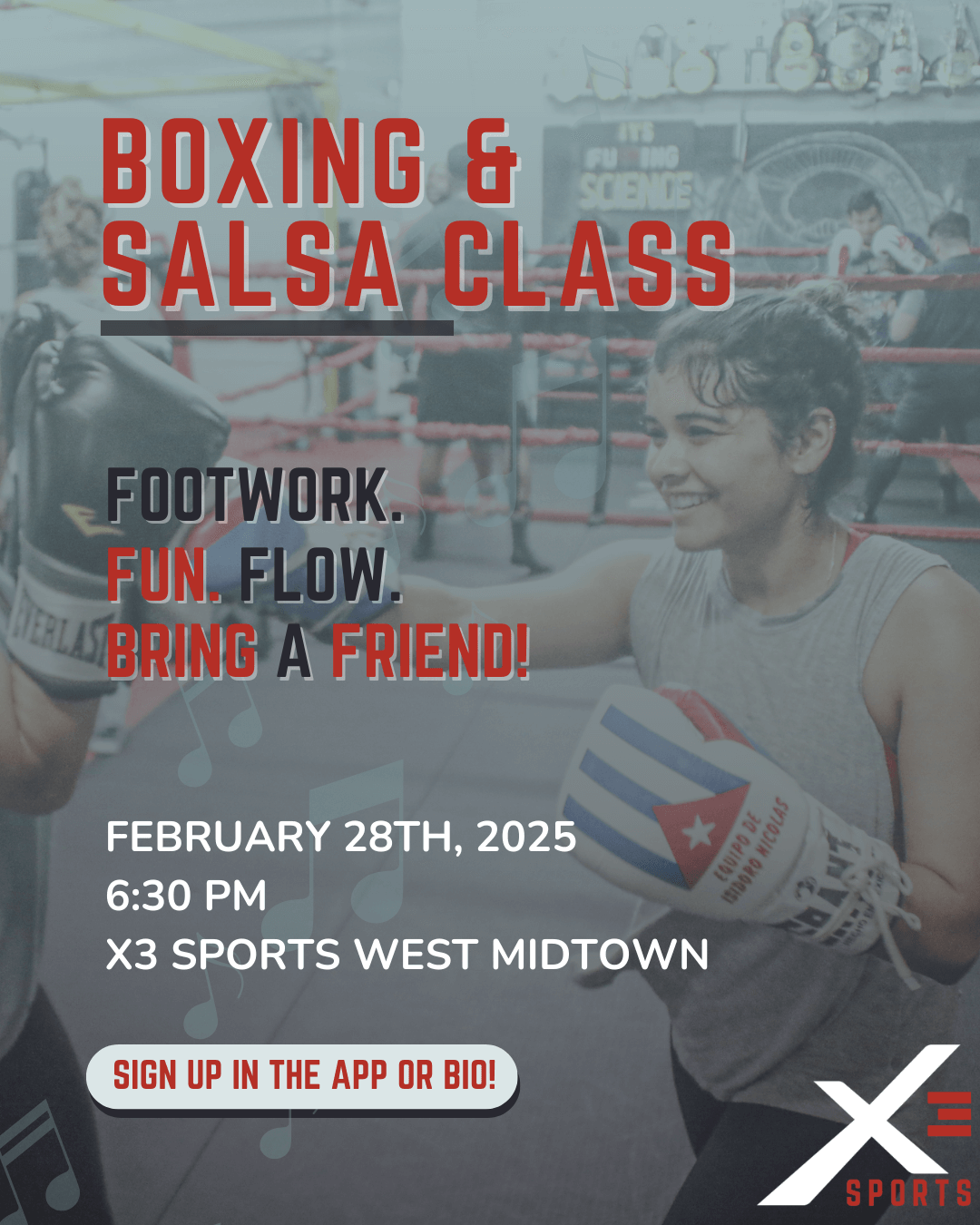 Boxing and Salsa Class at West Midtown