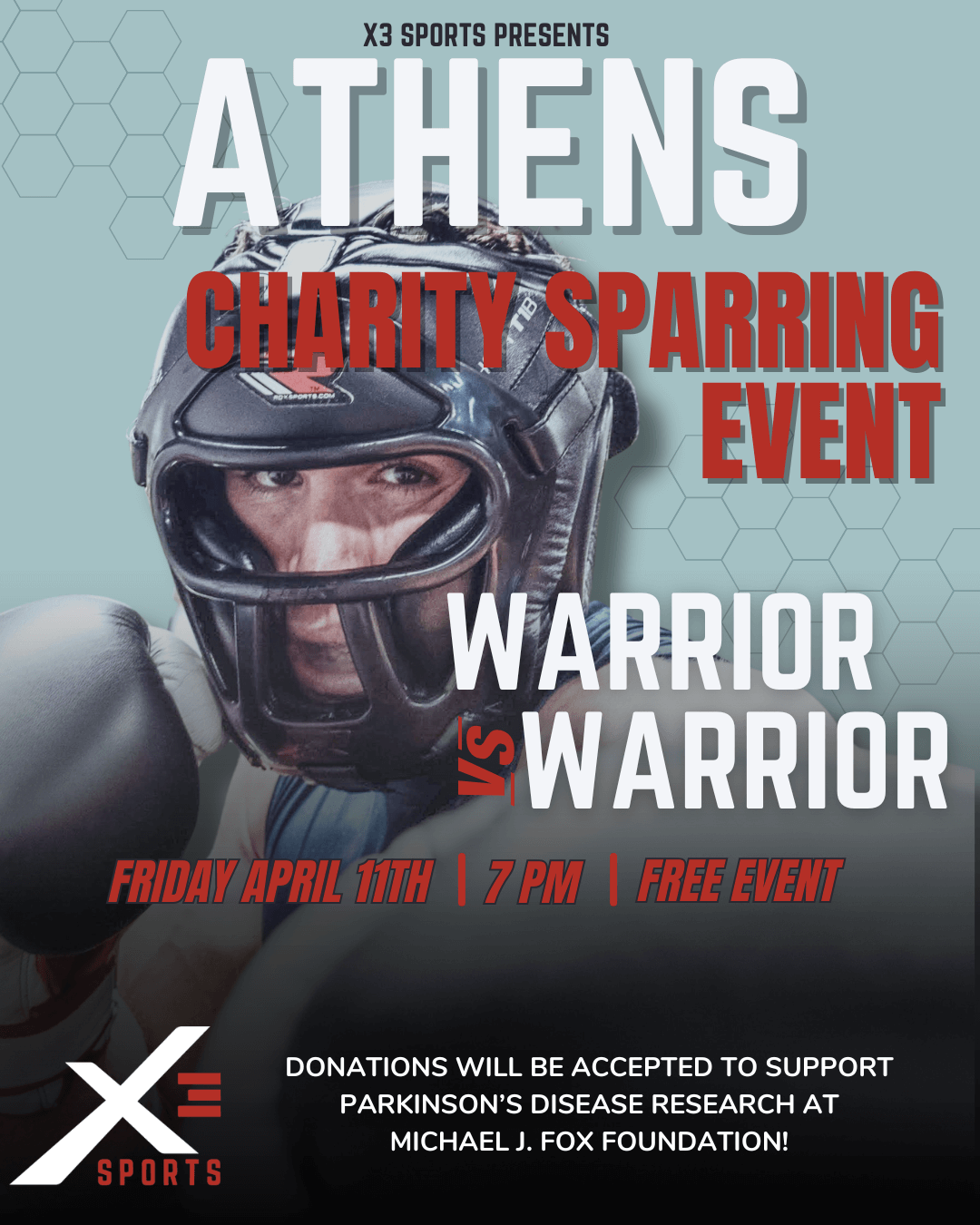 X3 Sports Athens Charity Sparring Event