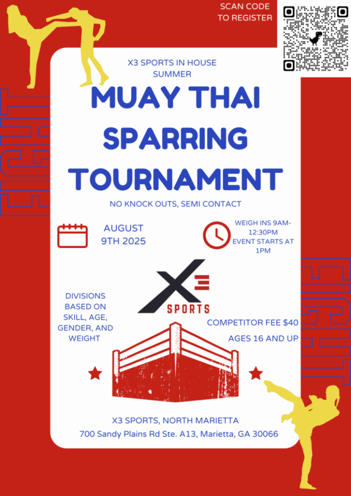 Muay Thai Tournament Flyer