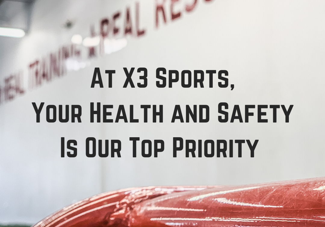 At X3 Sports, Your Health and Safety Are Our Top Priority We're Working Hard To Protect You | COVID-19 | X3 Sports