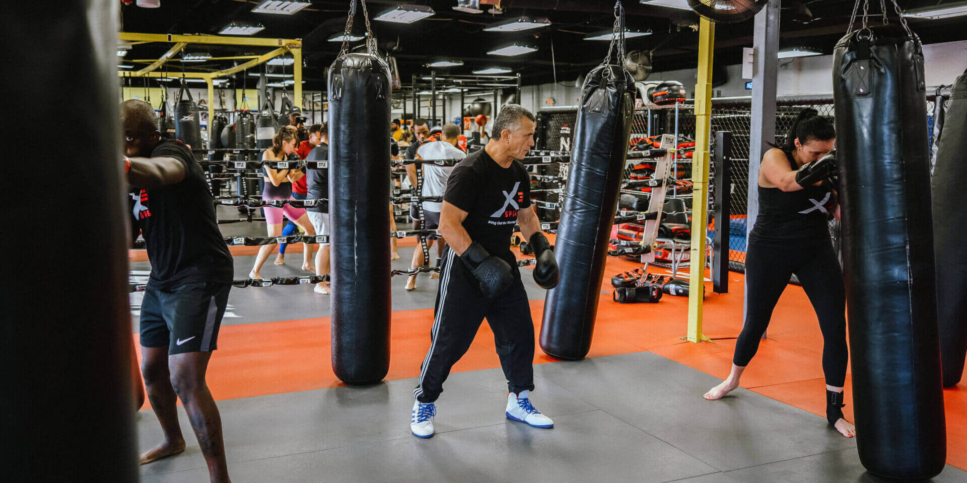 gyms with punching bags