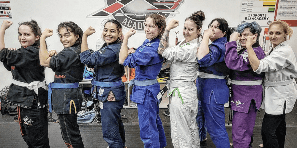 female jiu jitsu at X3 Sports