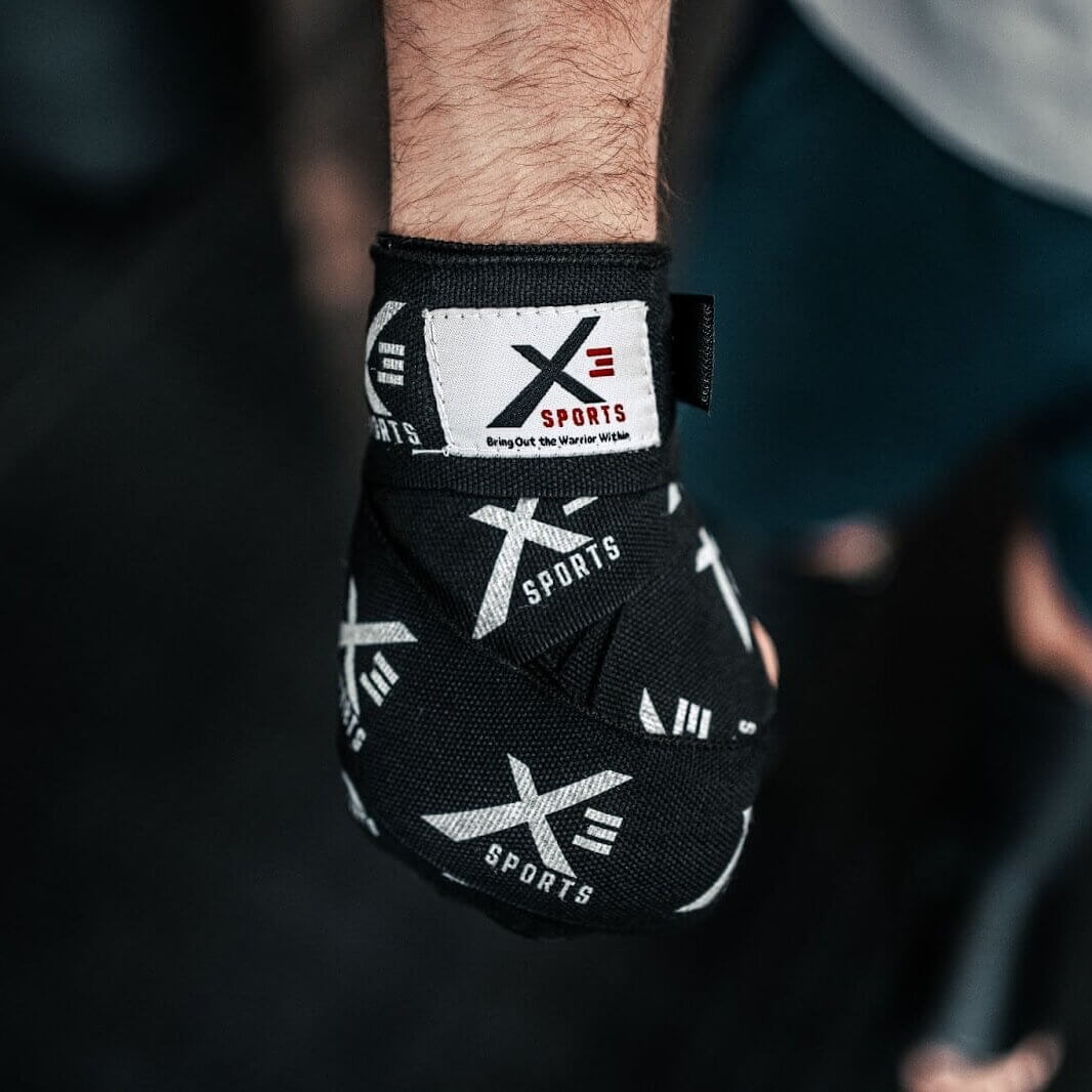 hand-wraps hand wraps with the X3 Sports logo